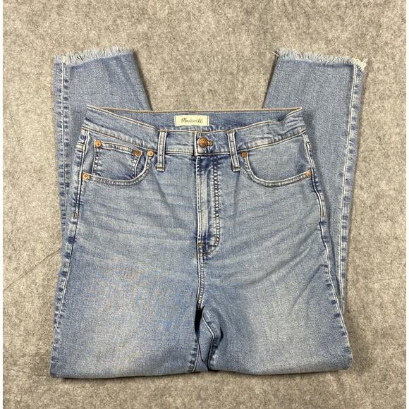 Madewell Denim - Madewell Jeans Womens 29 Blue The Perfect Vintage Jean Raw Hem